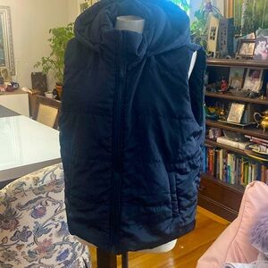 Lightweight vest with hood